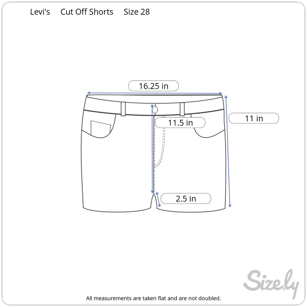[Levi’s] Black High Rise Distressed Cutoff Shorts - Picture 6 of 6